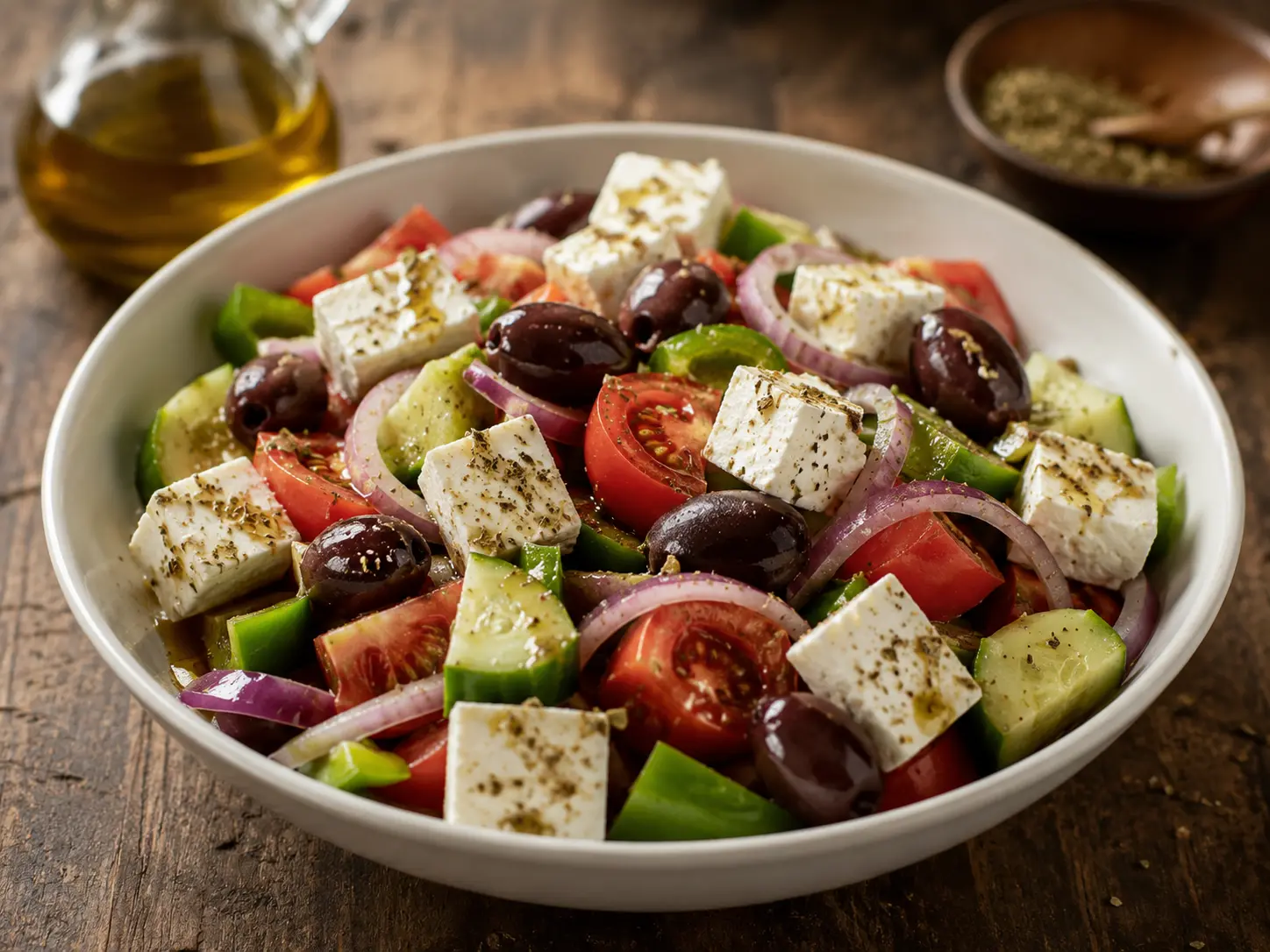 Fresh healthy salads